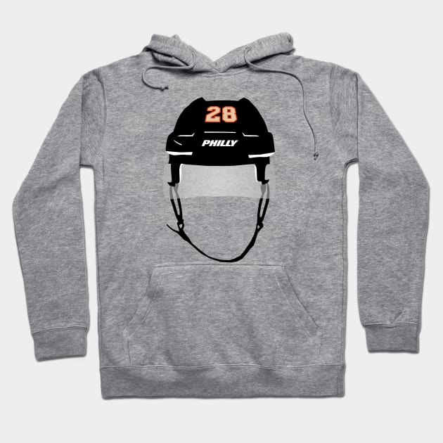 Philly Helmet 1 Hoodie by Center City Threads